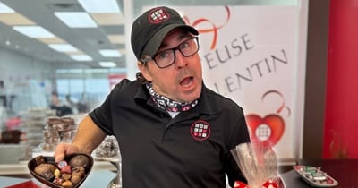 Concours Gagnez un coeur en chocolat fait à la main!