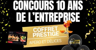 Concours Gagnez un Coffret Prestige Apéro & Délices!