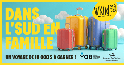 Concours Gagnez un  crédit-voyage de 10 000 $ chez Voyages Laurier du Vallon!