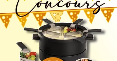 Concours Gagnez un ensemble à fondue 3 en 1 Fondussimo.
