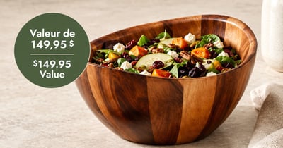 Concours Gagnez un ensemble à salades trois pièces Harmony!