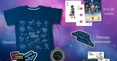 Concours Gagnez un ensemble cadeau à l'effigie du film Lydia et le vaisseau des tempêtes!
