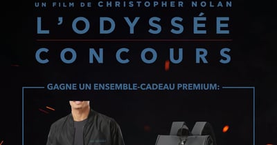 Concours Gagnez un ensemble-cadeau premium officiel du film l'Odyssée!