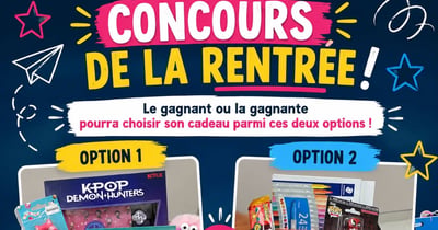 Concours Gagnez un ensemble d'articles scolaires!
