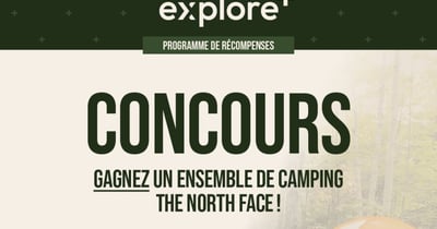 Concours Gagnez un ensemble de camping The North Face!
