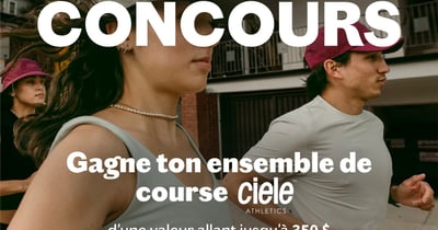 Concours Gagnez un ensemble de course Ciele!