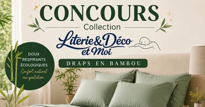 Concours Gagnez un ensemble de draps en 100 % rayonne de bambou de la collection Literie Déco et Moi!