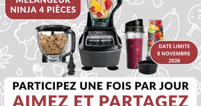 Concours Gagnez un ensemble de mélangeur NINJA 4 pièces