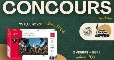 Concours Gagnez un ensemble de prix d'une valeur de 420$ !