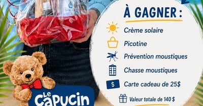 Concours Gagnez un ensemble d'essentiels Le Capucin Inc!