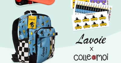 Concours Gagnez un ensemble d'étiquettes pour la rentrée, une boîte à lunch bento et un sac à dos de Sac Lavoie!