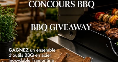 Concours Gagnez un ensemble d'outils BBQ en acier inoxydable Tramontina!