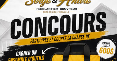 Concours Gagnez un ensemble d'outils Dewalt!