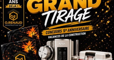 Concours Gagnez  un ensemble parfait pour les vacances de la construction!