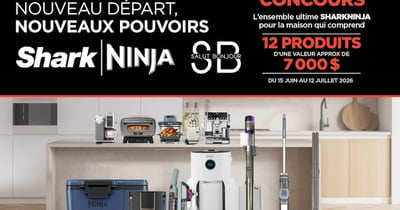 Concours Gagnez un ensemble pour la maison SHARKNINJA qui comprend 12 produits!