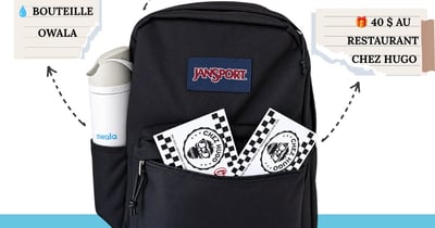 Concours Gagnez un ensemble pour la rentrée des classes!