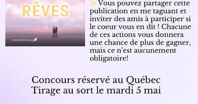 Concours Gagnez un exemplaire dédicacé du livre L’Homme dans mes rêves!