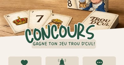Concours Gagnez un exemplaire du jeu Trou d’cul!