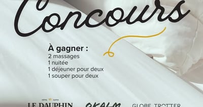 Concours Gagnez un forfait détente pour deux incluant une nuitée!