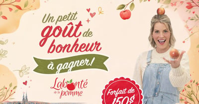 Concours Gagnez un forfait d’une valeur de 150$ chez Labonté de la pomme!