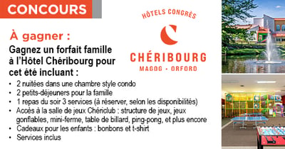 Concours Gagnez un forfait familial à l’Hôtel Chéribourg!