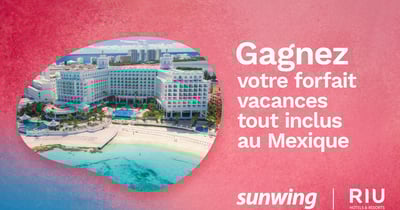 Concours Gagnez un forfait vacances tout inclus pour 2 à l’hôtel pour adultes Riu Latino!