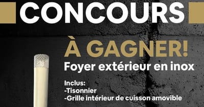 Concours Gagnez un foyez extérieur en Inox!