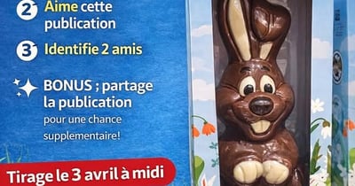 Concours Gagnez un gros lapin en chocolat!