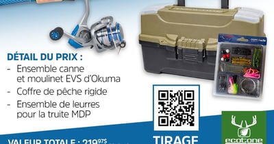 Concours Gagnez un kit de pêche complet!