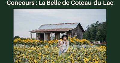 Concours Gagnez un laissez-passer pour deux personnes pour Tournesols en fleurs à La Belle de Coteau-du-Lac!