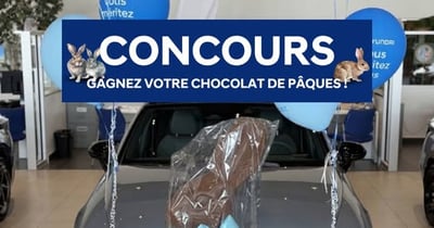 Concours Gagnez un lapin de Pâques de 2 kg et un guide l'auto 2026!