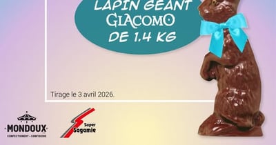Concours Gagnez un lapin de Pâques en chocolat!