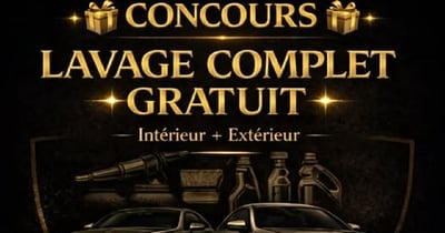 Concours Gagnez un lavage complet intérieur et extérieur pour votre voiture!