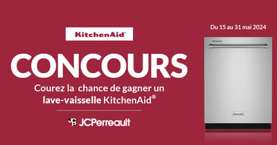 Concours Gagnez un magnifique lave-vaisselle KitchenAid!