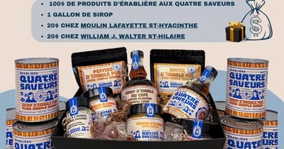 Concours Gagnez un magnifique panier rempli de douceurs de l’érable !