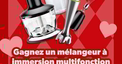 Concours Gagnez un mélanger à immersion multifonction!