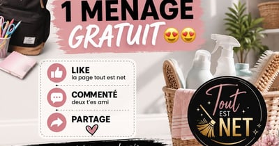 Concours Gagnez un ménage gratuit!