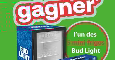 Concours Gagnez un mini-frigo Bud Light!