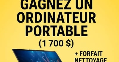 Concours Gagnez un ordinateur portable d'une valeur de 1700 $ !