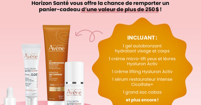 Concours Gagnez un panier-cadeau Avène d'une valeur de 250$!