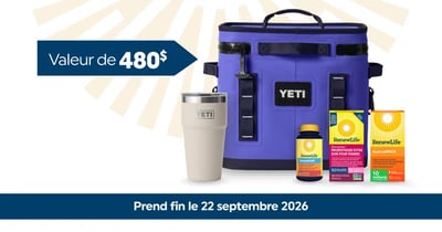 Concours Gagnez un panier-cadeau bien-être Renew Life rempli de produits pour prendre soin de vous!