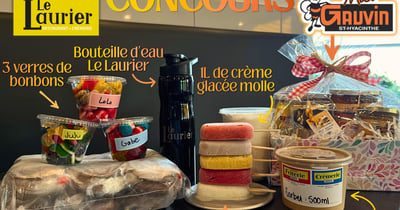 Concours Gagnez un panier-cadeau signé Laurier et un panier-cadeau Miel Gauvin!