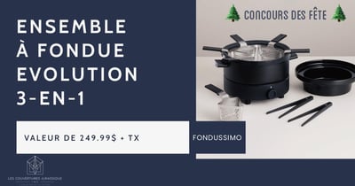 Concours Gagnez un plat à fondue Fondussimo!