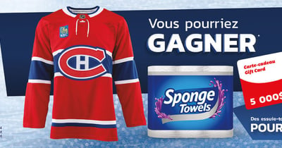 Concours Gagnez un prix inspiré du Québec, gracieuseté de SpongeTowels!