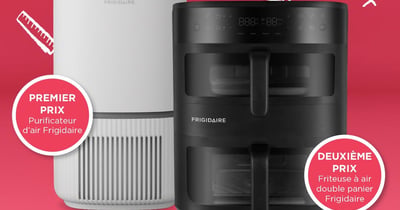 Concours Gagnez un purificateur d’air Frigidaire ou une friteuse à air double panier Frigidaire!