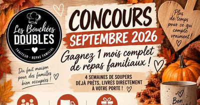 Concours Gagnez un repas familial par semaine pour un mois!