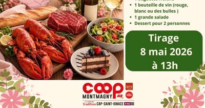 Concours Gagnez un repas pour 2 personnes!