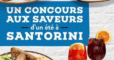 Concours Gagnez un repas pour deux personnes à la Casa Grecque!