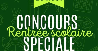 Concours Gagnez un sac a dos remplie d'effet scolaire!