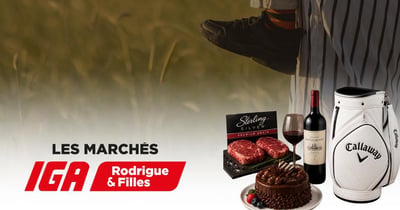Concours Gagnez un sac de golf Callaway blanc, quatre bavettes Sterling Silver, un gâteau et une bouteille de vin!